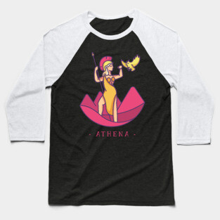 Athena Greek Mythology Baseball T-Shirt