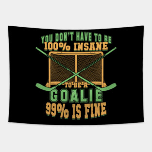 Ice Hockey Goalie Goaltender Gift Tapestry