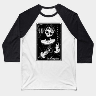 The Empress Tarot card Baseball T-Shirt