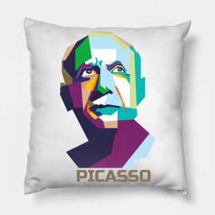 Pablo Picasso In WPAP Pillow