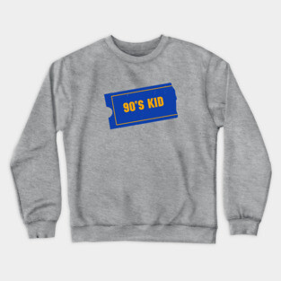90's Kid - Blockbuster video logo Crewneck Sweatshirt