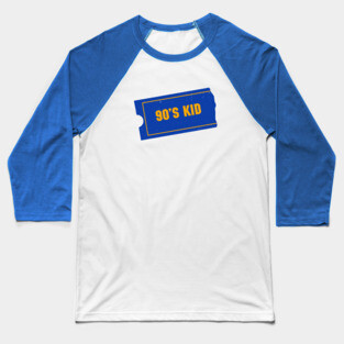 90's Kid - Blockbuster video logo Baseball T-Shirt