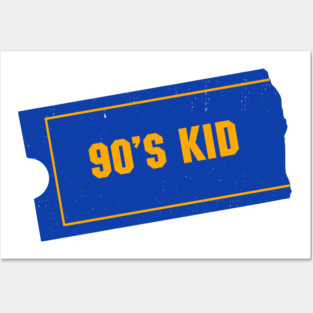 90's Kid - Blockbuster video logo Posters and Art