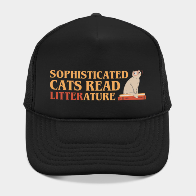 Kitty with Big Red Eyeglasses Funny Cat Pun by creative