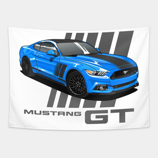 Mustang GT T-Shirt Tapestry