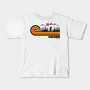 Visit Hawkins Retro 70s Vibe Kids T-Shirt