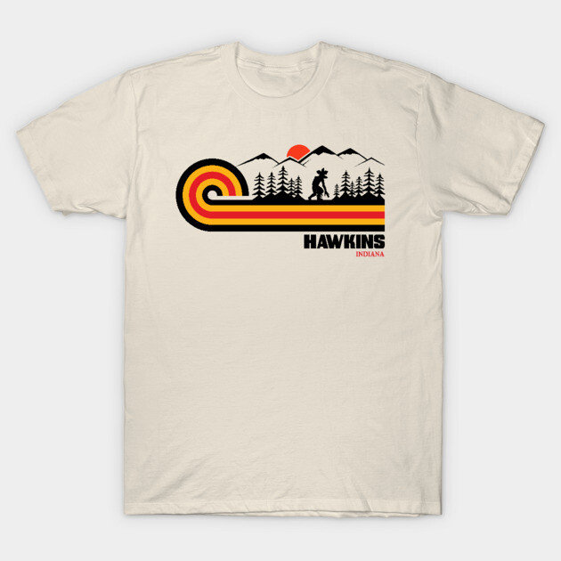 Visit Hawkins Retro 70s Vibe T-Shirt by WMKDesign
