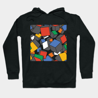 Rubiks Cube Explosion Hoodie