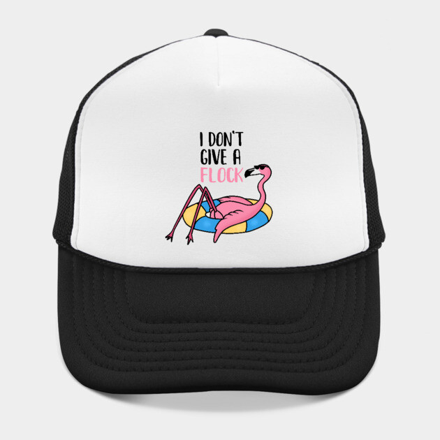 Funny Flamingo, I Don't Give a Flock, Tropical by logiamerch