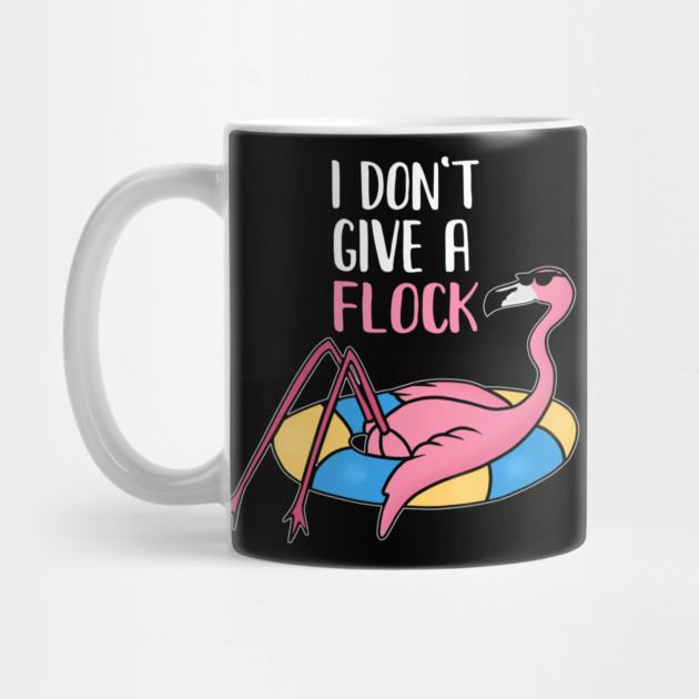 Funny Flamingo, I Don't Give a Flock, Tropical by logiamerch