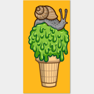 Snail Cone Posters and Art