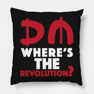 Revolution Red Pillow