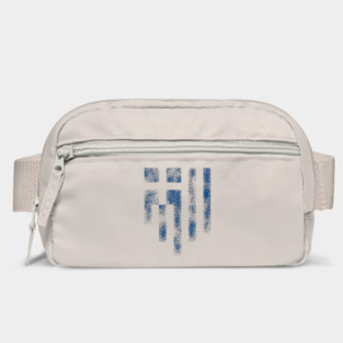 Greece Flag Shabby Crest Bag