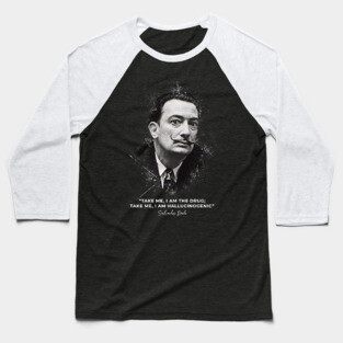Salvador Dali Baseball T-Shirt