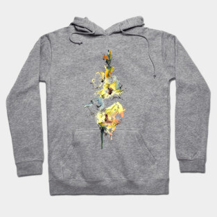 Gladiolus watercolor Hoodie