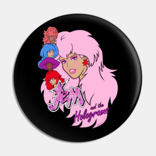 Jem and the Holograms by BraePrint Pin