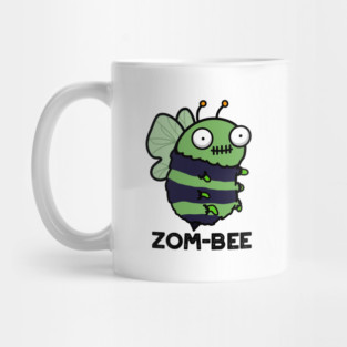 Zom-bee Cute Halloween Zombie Bee Pun Mug