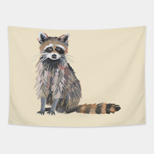 Raccoon Tapestry