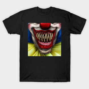 Halloween Horror Clown Face Mask T-Shirt