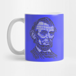 Abraham Lincoln Calligram Mug