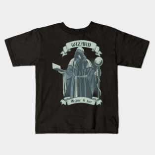 Wizard Tabletop RPG Class Kids T-Shirt
