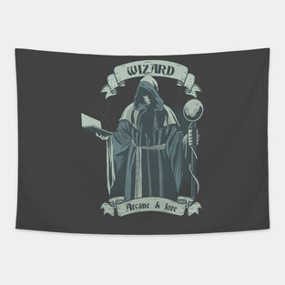 Wizard Tabletop RPG Class Tapestry