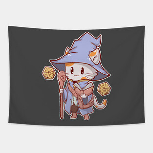 Wizard Cat Tapestry