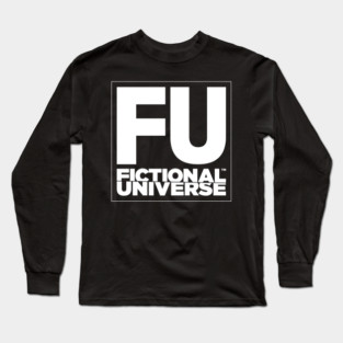 FICTIONAL UNIVERSE - FU White Long Sleeve T-Shirt