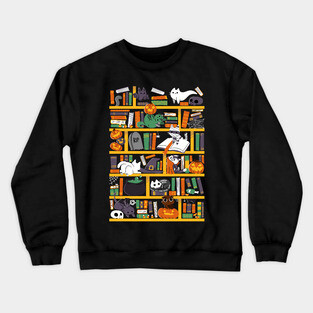 Halloween Library Crewneck Sweatshirt