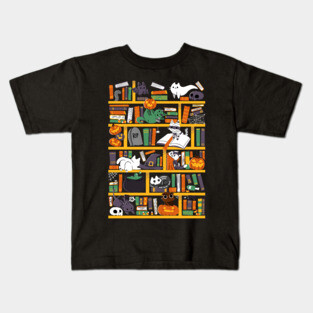 Halloween Library Kids T-Shirt