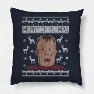 Home Alone Kevin Christmas Knit Pillow