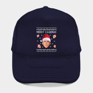Merry Cagemas Christmas Nicolas Cage Knit Hat
