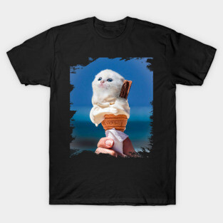 Ice-Cat Cat Ice Cream T-Shirt