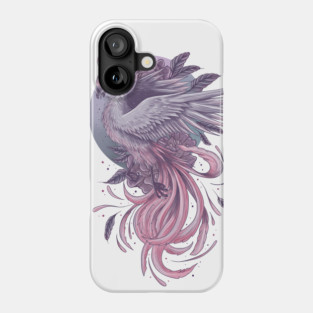 Purple phoenix Phone Case