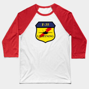 F-35 Lightning Baseball T-Shirt