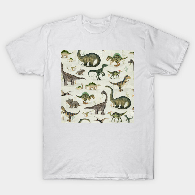 Dinosaurs T-Shirt by katherinequinnillustration