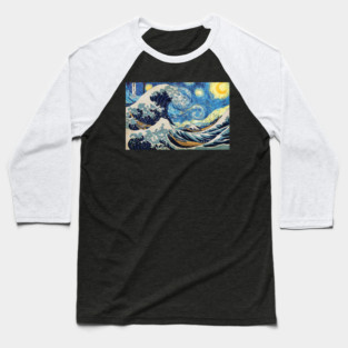 The Great Wave Baseball T-Shirt