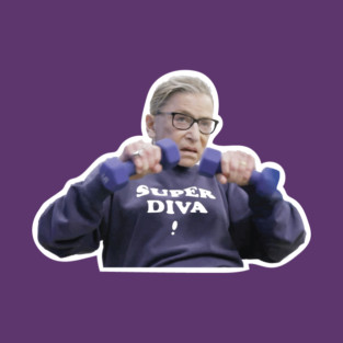 RBG Super Diva Sweatshirt, working out T-Shirt