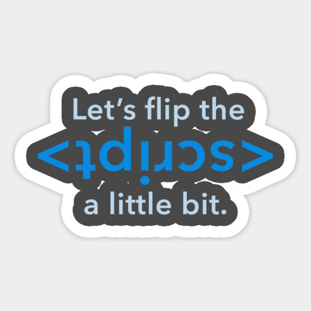 Flip the Script Magnet by Code Story