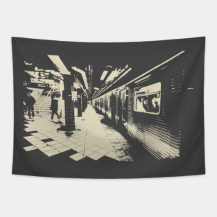 Subway Tapestry