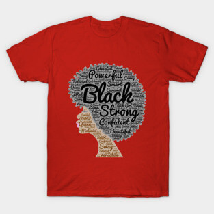 Natural Hair Afro Art for African Americans T-Shirt