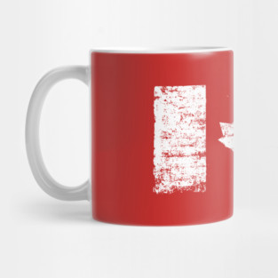 Grunge flag of Canada Mug
