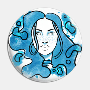 Katara The Waterbender Pin