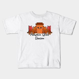 Pumpkin Spice Season Kids T-Shirt