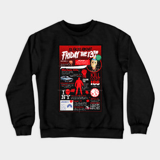 13 Facts about Friday the 13th Crewneck Sweatshirt