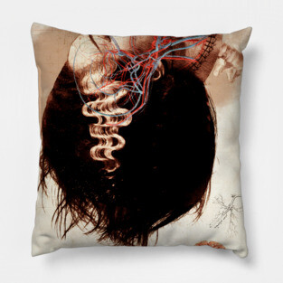 Bride of Frankenstein Anatomy Lesson Pillow