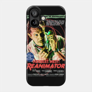 Vincent Price as Herbert West: Reanimator Phone Case