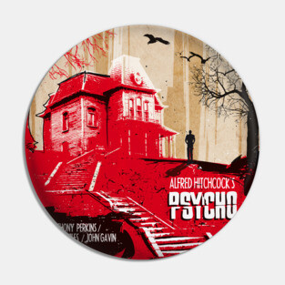 Psycho art movie inspired Pin