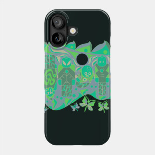 alien mandala brick doll ecopop Phone Case