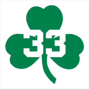larry bird 33 Posters and Art